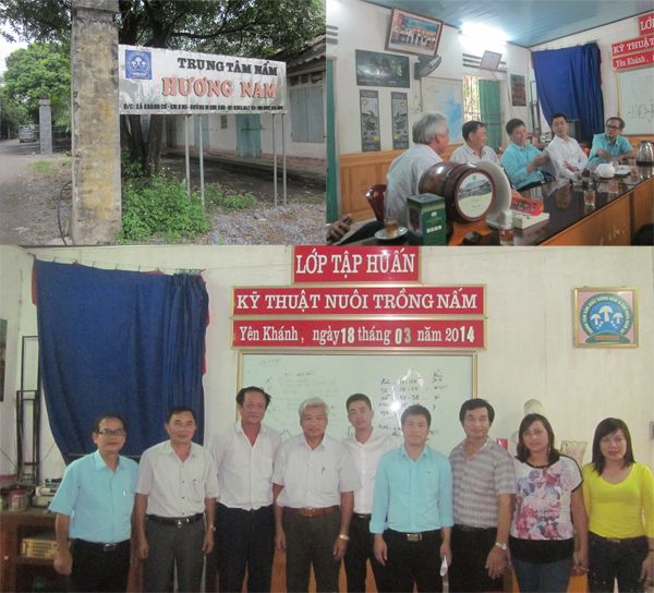 Chuyển giao công nghệ ứng dụng Chế phẩm sinh học Vườn Sinh Thái trồng Nấm tại Ninh Bình