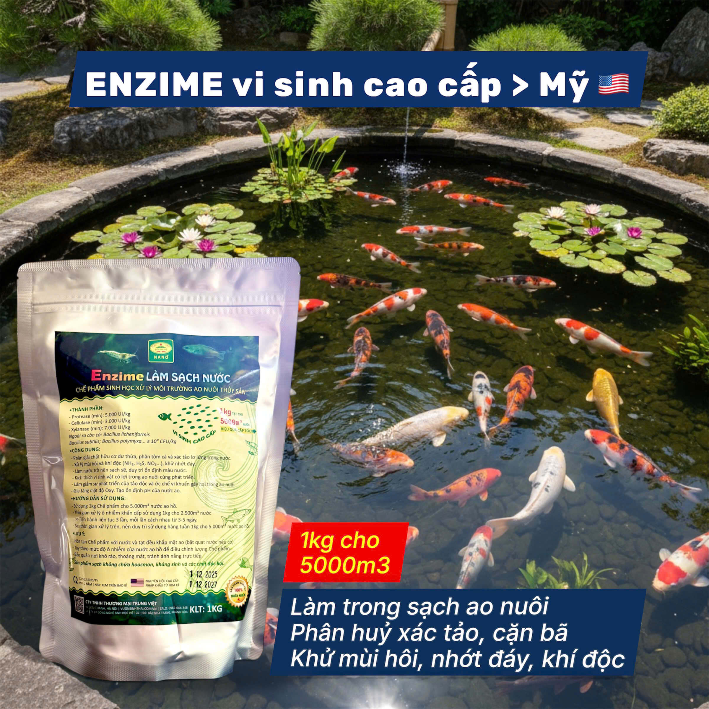 enzime vi sinh xu ly nuoc ao ho nuoi ca tom (3)